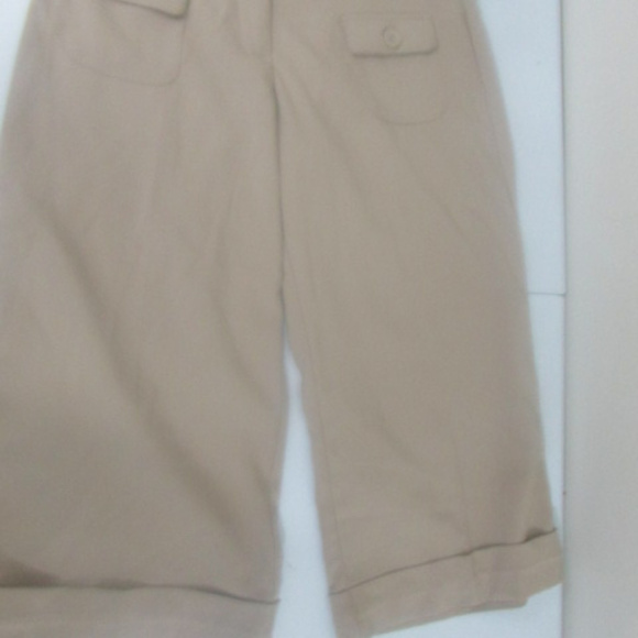 Guess Jeans Capri Khaki Cuff Hem 5 - Picture 4 of 8